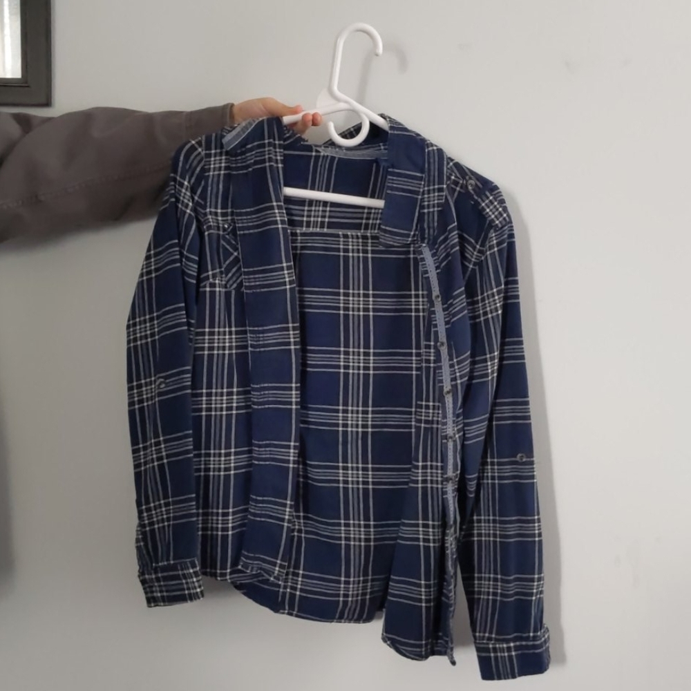 blue flannel